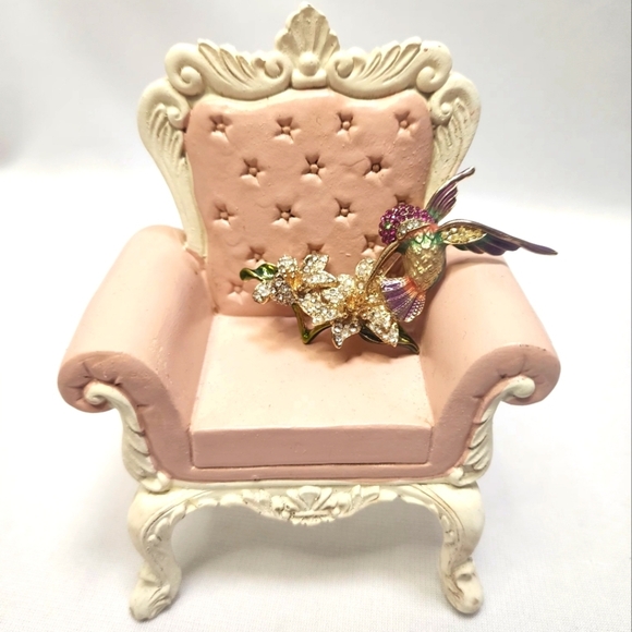 Napier Hummingbird Brooch Pin In Original Box - Picture 4 of 11